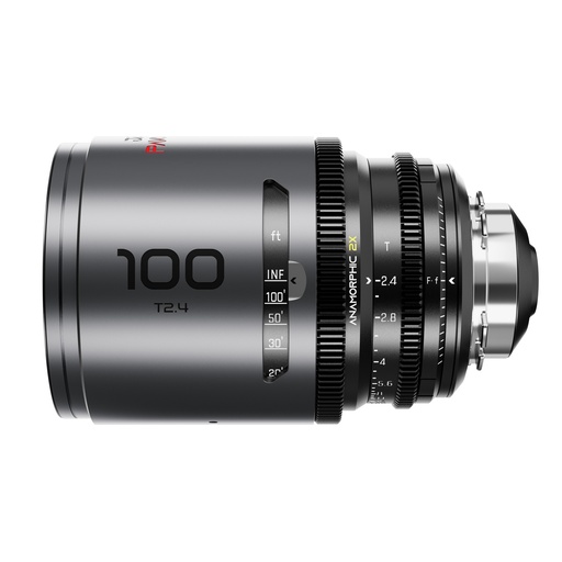 [DZO-PA10021PLIN] DZOFILM Pavo 2x Anamorphic 100mm T2.4 for PL/EF Mount (S35) imperial - Neutral Coating