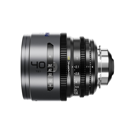 [DZO-PA4021PLIB] DZOFILM Pavo 2x Anamorphic 40mm T2.1 for PL/EF Mount (S35) imperial - Blue Coating