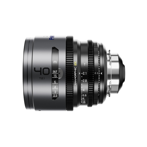 [DZO-PA4021PLMB] DZOFILM Pavo 2x Anamorphic 40mm T2.1 for PL/EF Mount (S35) metric - Blue Coating