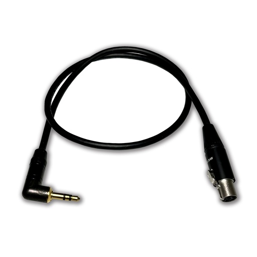 [BT-35] BEACHTEK 5-PIN FEMALE MINI XLR TO 3.5mm TRS RIGHT-ANGLE PLUG
