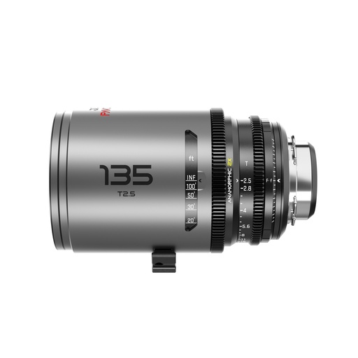 [DZO-PA13525PLIN] DZOFILM Pavo 2x anamorphic Prime 135mm T2.5-Neutral Coating- PL&EF mount (imperial)