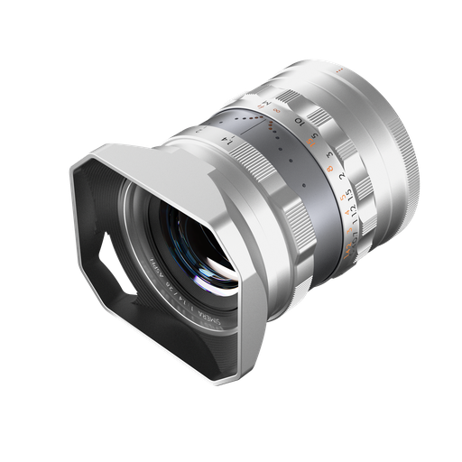 [TP-S28X-SR] THYPOCH Full-frame Photography Lens Simera 28mm f1.4 for  Fujifilm X Mount - Silver