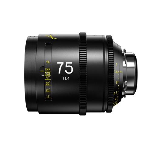 [DZO-SAP75IPL] DZOFILM Arles 75mm T1.4 FF/VV Prime Cine Lens for PL (imperial)
