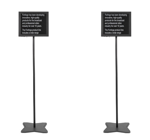 [FORPROM19-D-HB] Fortinge 19" HIGH BRIGHTNESS DUAL MEETING STAGE TELEPROMPTER