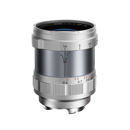 [TP-S75M-SR] THYPOCH Full-frame Photography Lens Simera 75mm f1.4 for Leica M Mount - Silver