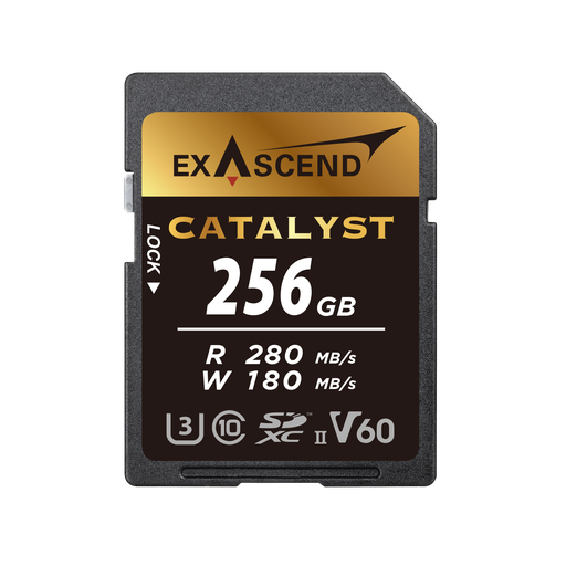 [EX256GSDV60] Exascend Catalyst 256GB (UHS-II SD V60)