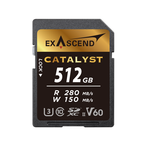 [EX512GSDV60] Exascend Catalyst 512GB (UHS-II SD V60)