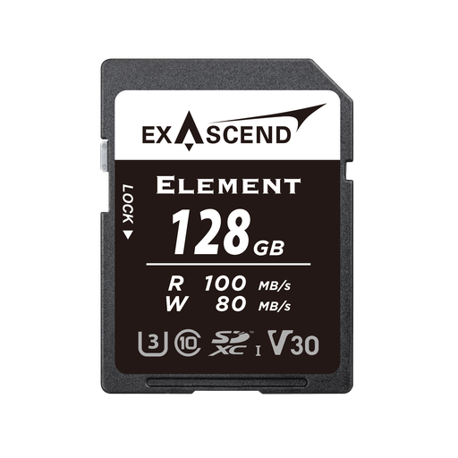 [EX128GSDA1] Exascend Element 128GB (UHS-I SD V30)