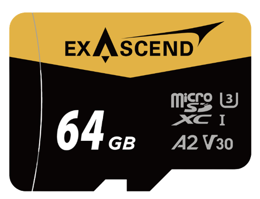 [EX64GUSDU1] Exascend Catalyst 64GB (UHS-I microSD V30)