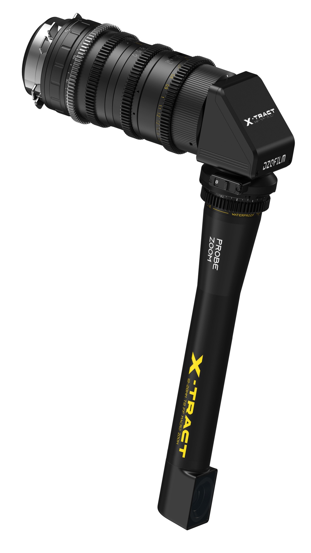 DZOFILM X-TRACT 18-28mm T.8 FF 360° Probe Macro Zoom Lens | Riwit