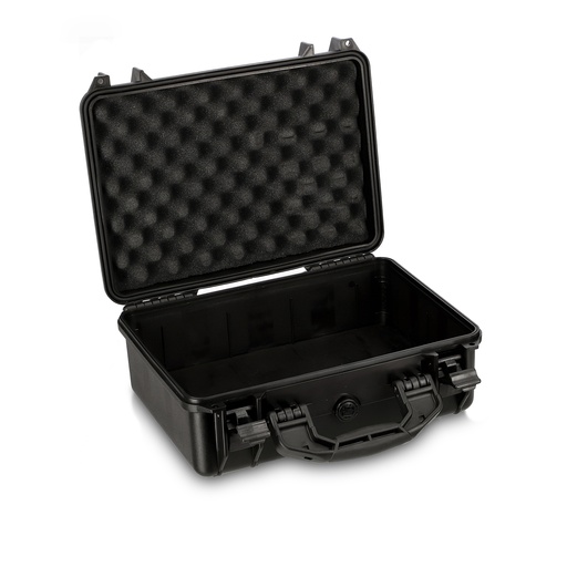 [RICAS2400] BLACK HARD SHELL CASE with cubed (pick-and-pluck) foam insert (model: HPRC 2400)