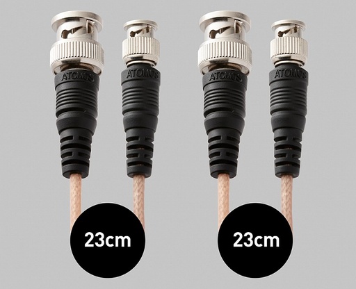 [ATOMCAB001] ATOMOS 2 x Samurai SDI Cables (23cm)
