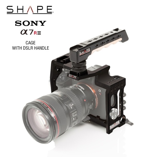 [SHA73DSH] SHAPE Sony A7R3 Cage with DSLR Handle