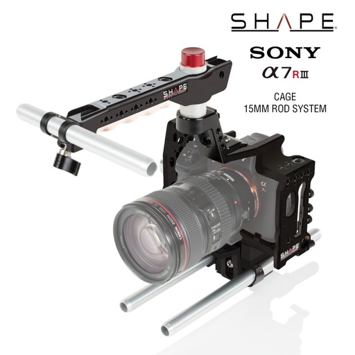 [SHA73ROD] SHAPE Sony A7R3 Cage 15mm Rod System
