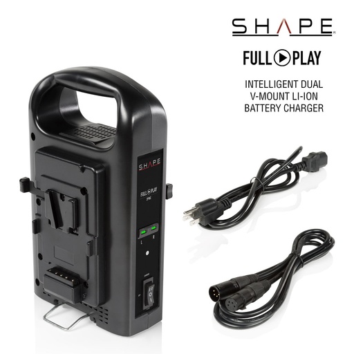 [SHV2PWC] SHAPE Intelligent Dual V-Mount Lithium-Ion Battery Charger