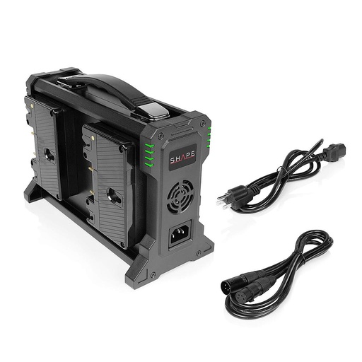 [SHG4CHA] SHAPE Intelligent 4-Channel Gold-Mount Lithium-Ion Battery Charger
