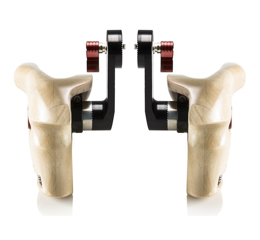 [SHW-HAND14] SHAPE Double Wooden Handles mit Arri Rosette