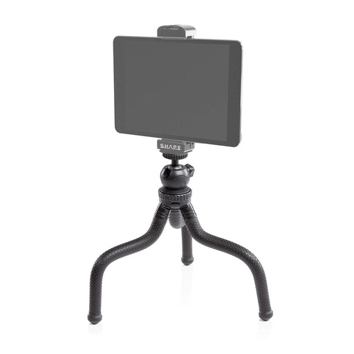 [SHTTFGH] SHAPE Tablet Aluminum Mount and Tripod Flexible Grip with Ball Head