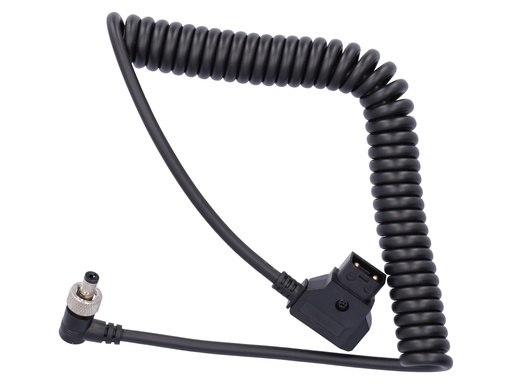 [ATOMDTPCB2] ATOMOS D-Tap to DC Locked connector Barrel Coiled Cable