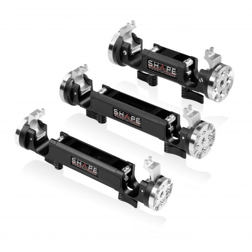 [SHCUFKIT] SHAPE Telescopic Black Handle Arri Rosette Cuffs Kit