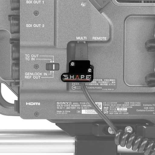 [SHSCCRH] SHAPE cable clamp for Sony FX9 remote handle