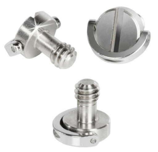 [SHDRS14] SHAPE ¼-20 D-Ring camera screws 3-pack