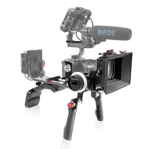 [SHFX3SMKIT] SHAPE Sony FX3/FX30 Shoulder Mount Matte Box Follow Focus