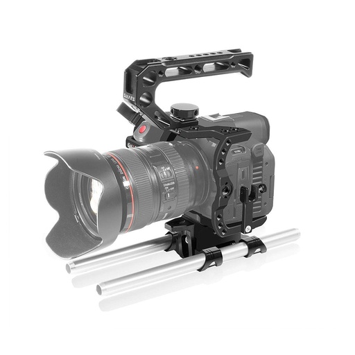 [SHR5CROD] SHAPE Camera Cage für CANON R5C/R5/R6 mit 15mm LW Rod System