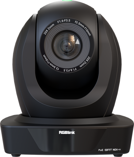 [RGB20X-PNDI-TLY] RGBlink VUE NDI PTZ Camera 20x Optical Zoom